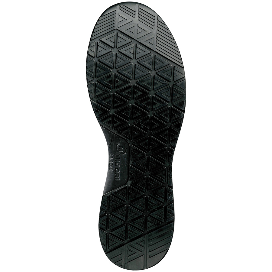 高反発作業靴　Ｑｕａｎｔｕｍ　ｌｅａｐ　ＱＬ−０１Ｎ　ブラック／グレイ