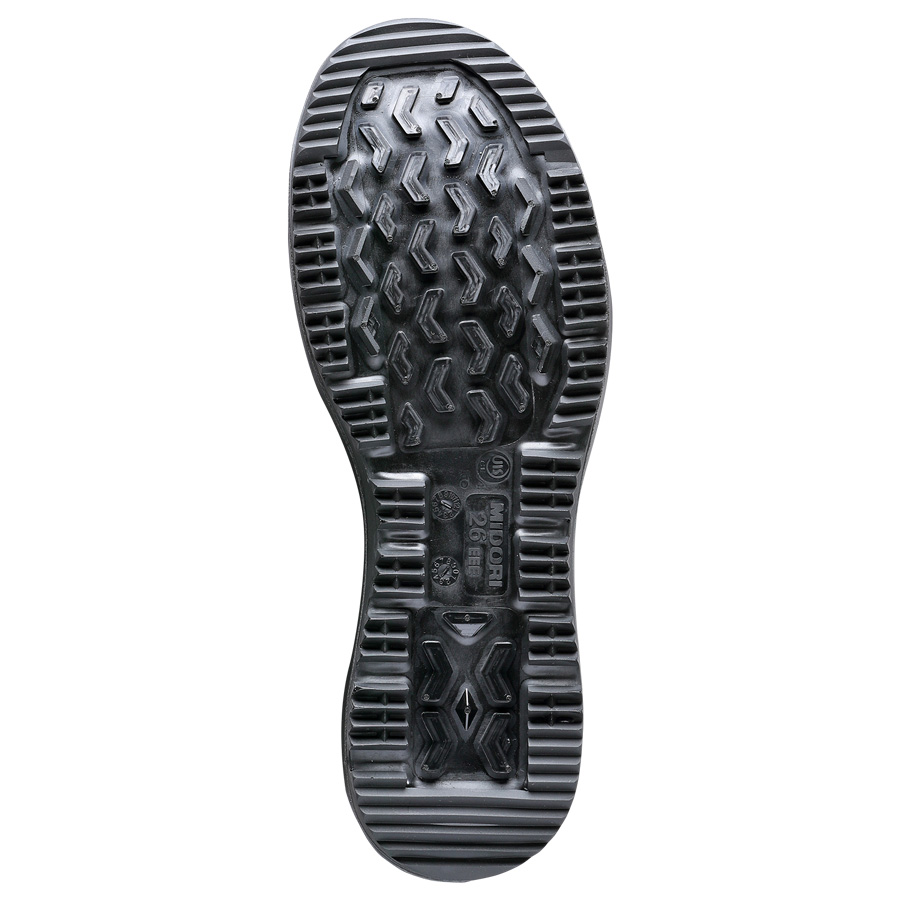 雪上でも滑りにくい耐滑安全靴　オールラウンダー　ＡＲＤ２１０Ｎ　ブラック　大サイズ