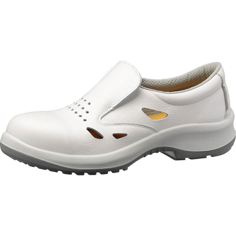 静電安全靴　プレミアムコンフォート　ＰＲＭ２００　通気静電　ホワイト