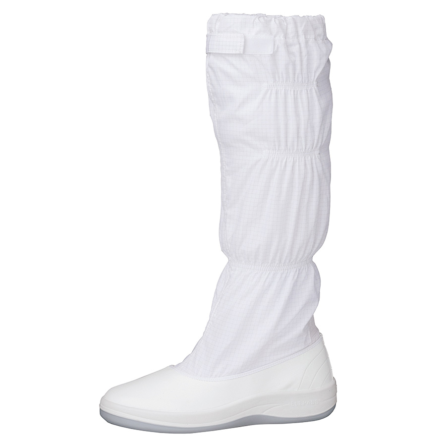 男女兼用 静電作業靴 エレパスクリーンブーツ ＳＵ５７１ ホワイト 