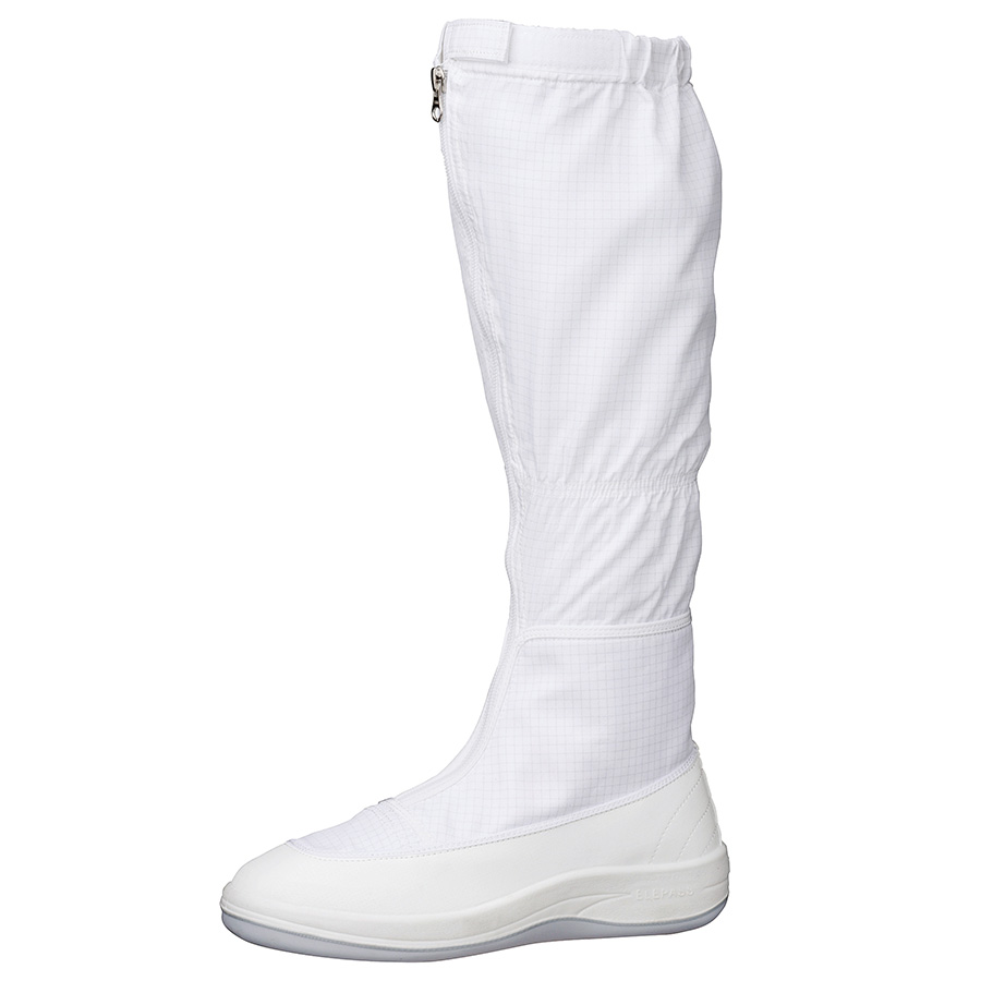 男女兼用 静電作業靴 エレパスクリーンブーツ ＳＵ５６１ ホワイト 