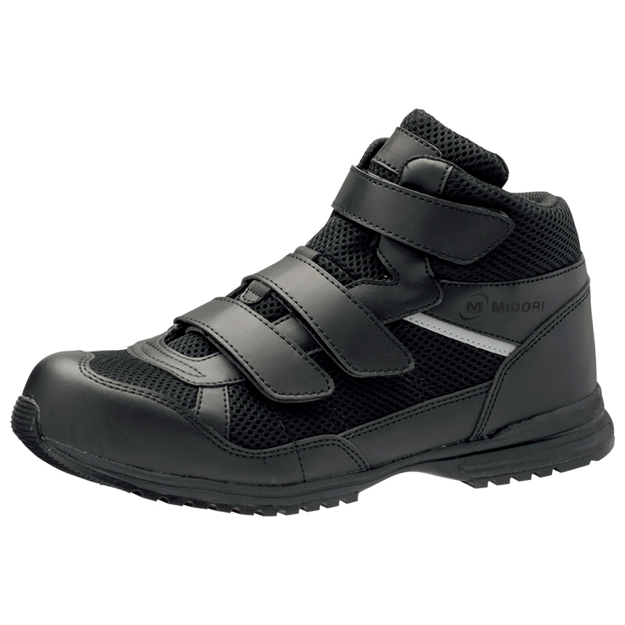 超耐滑先芯入りスニーカー ＷＰＴ－１２５ ブラック| 安全靴・作業靴 | ミドリ安全公式通販