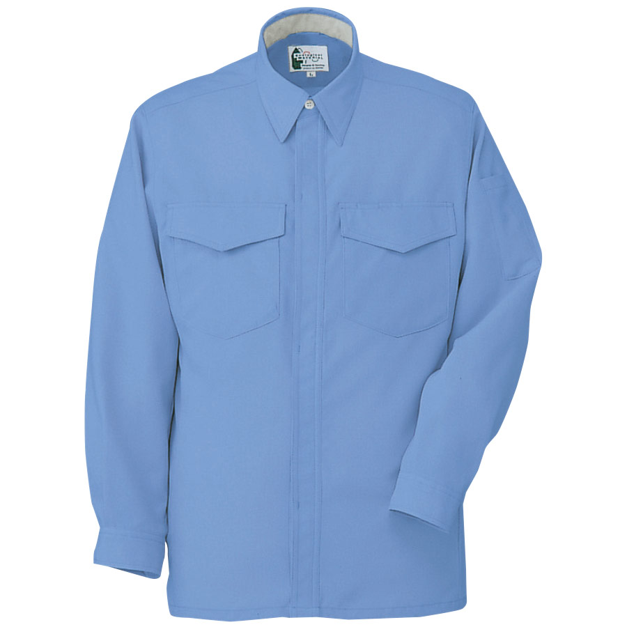 男女共用　長袖シャツ　ＲＣＳ２４７３上　ブルー