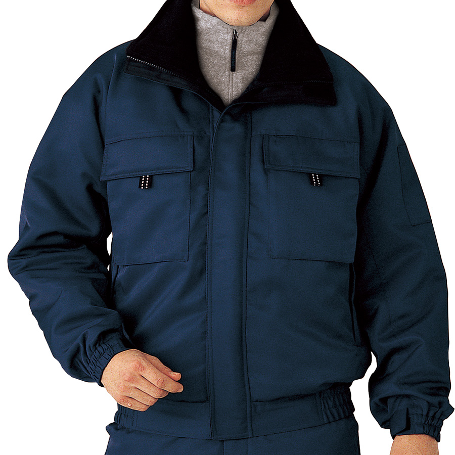 グッドバリュー 防寒服ブルゾン Ｍ３１３７ 上 ネイビー| 作業服・作業