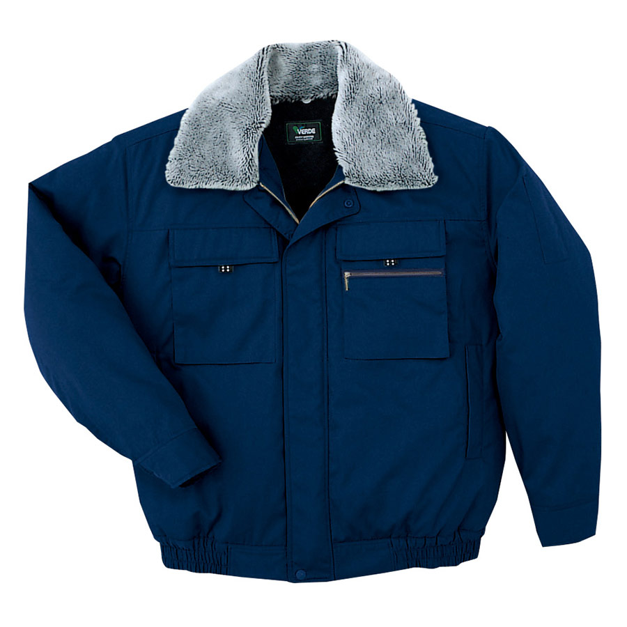 最新最全の ベルデクセル 防寒服 秋冬 ハーネス対応 帯電防止 防寒ジャケット VE2053 ブルー 3L 通販
