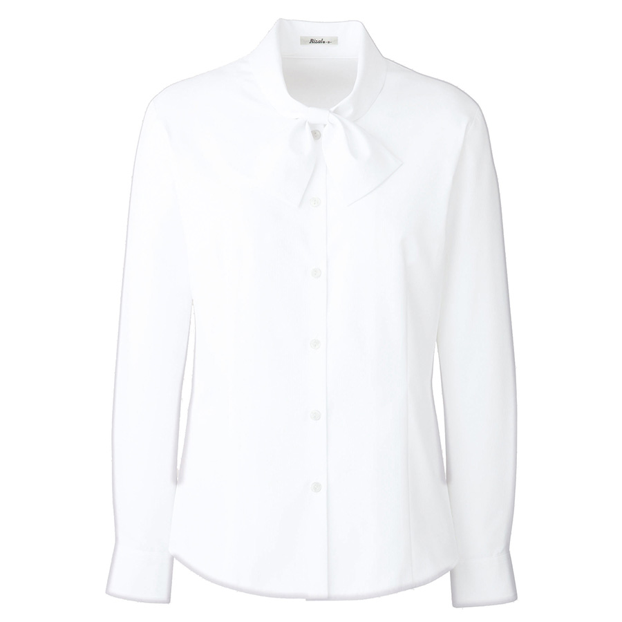 長袖ブラウス RB4151－15 ホワイト （5～21号）| 作業服・作業着 | 【ミドリ安全】公式通販
