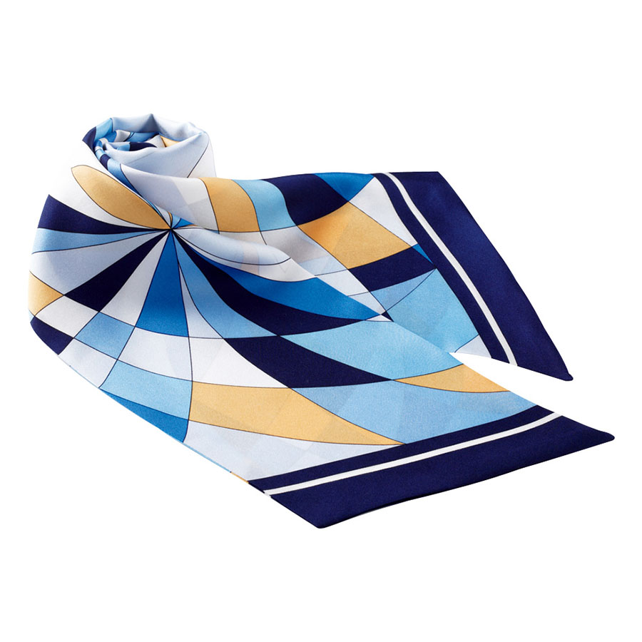 スカーフ　ＢＡ９１２０−６　ブルー