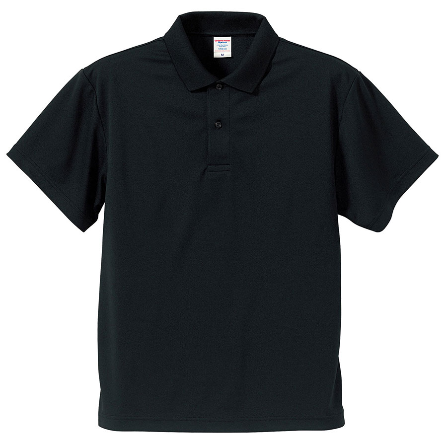 ４．１ｏｚ　ドライアスレチックポロシャツ　５９１０−０１　００２　ブラック