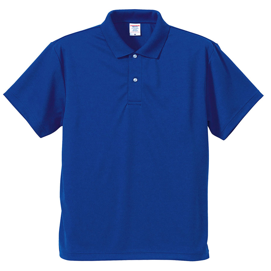 ４．１ｏｚ　ドライアスレチックポロシャツ　５９１０−０１　０８４　コバルトブルー