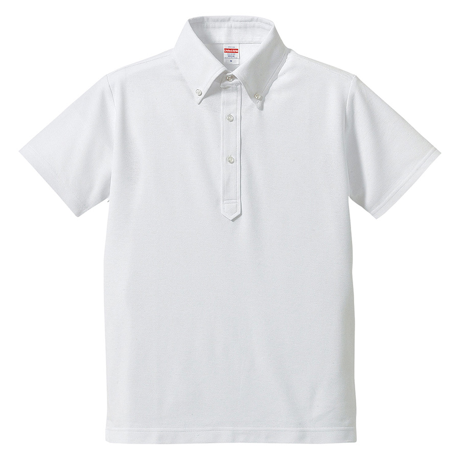 ５．３ｏｚ　ドライカノコ　ユーティリティーポロシャツ　（ボタンダウン）　５０５２−０１　００１　ホワイト