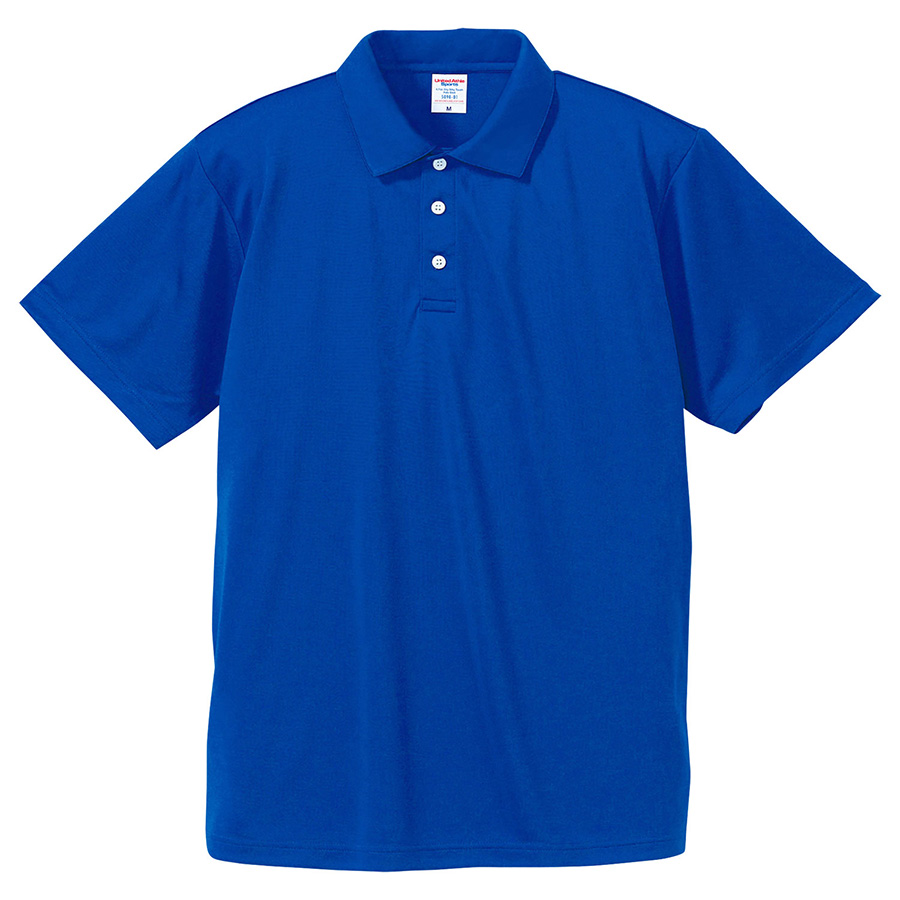 ４．７ｏｚ　ドライシルキータッチ　ポロシャツ（ローブリード）　５０９０−０１　０８４　コバルトブルー