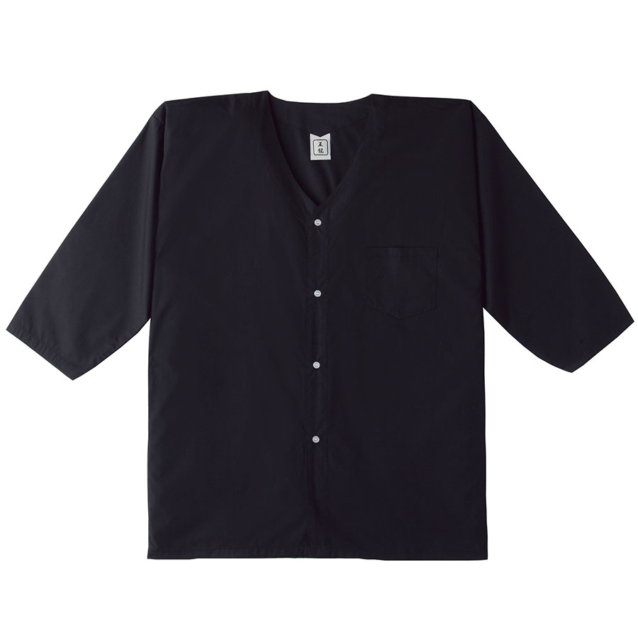 鳶ウエア　ダボシャツ　４６２１−８０　ブラック