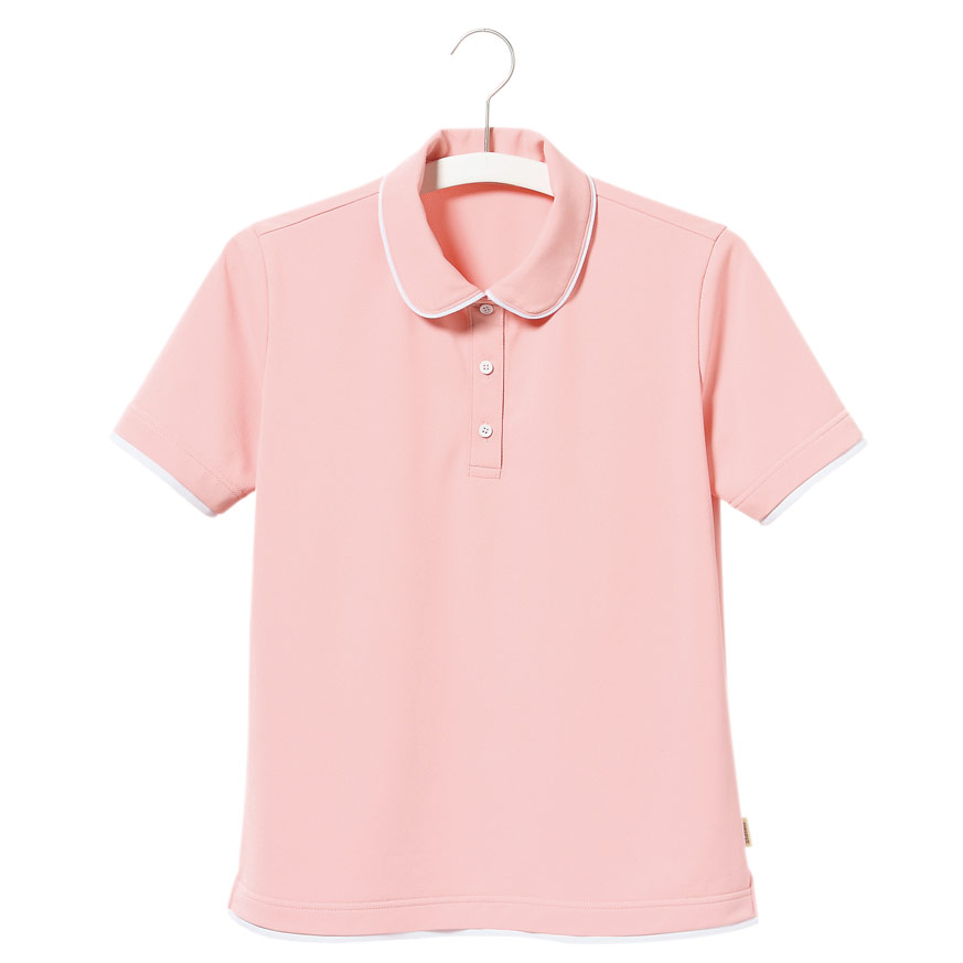 半袖ポロシャツ　ＵＦ８９３５−１３　レディース　ピンク　（５〜１７号）