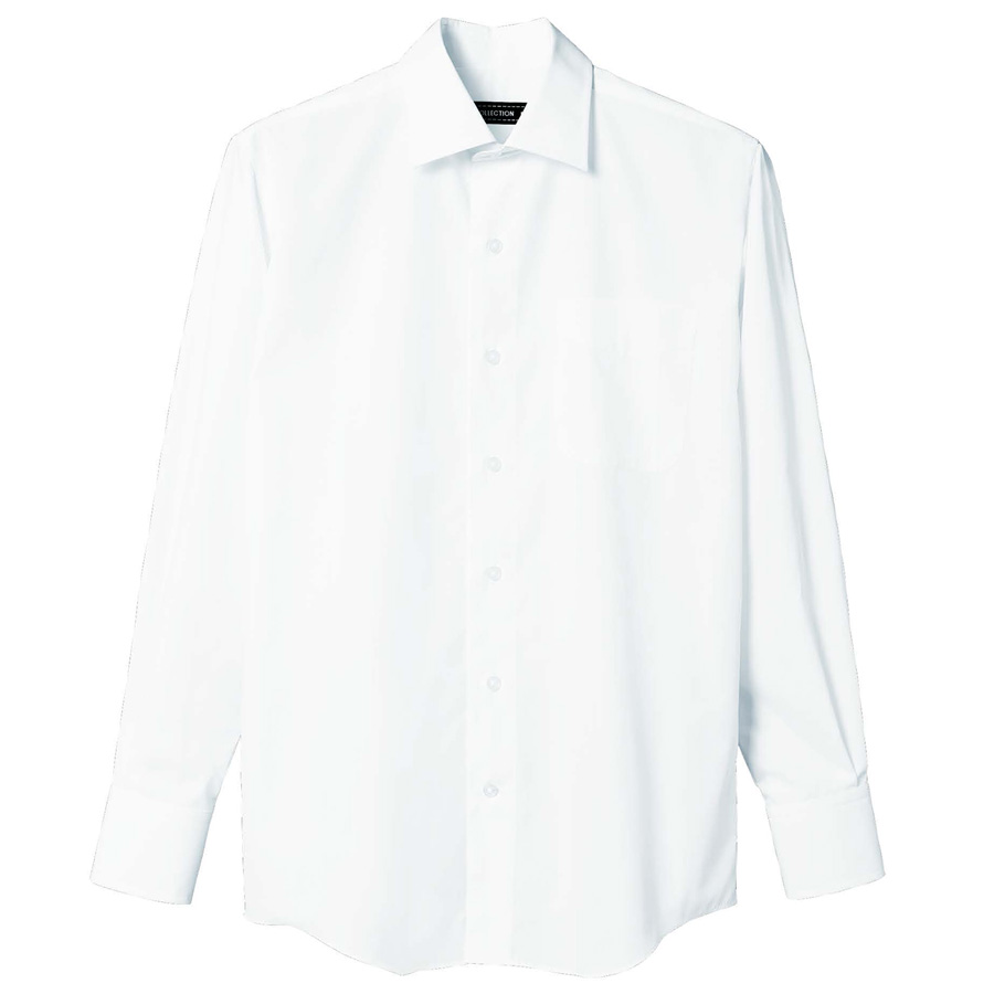 長袖シャツ　１６２８　０１　ホワイト