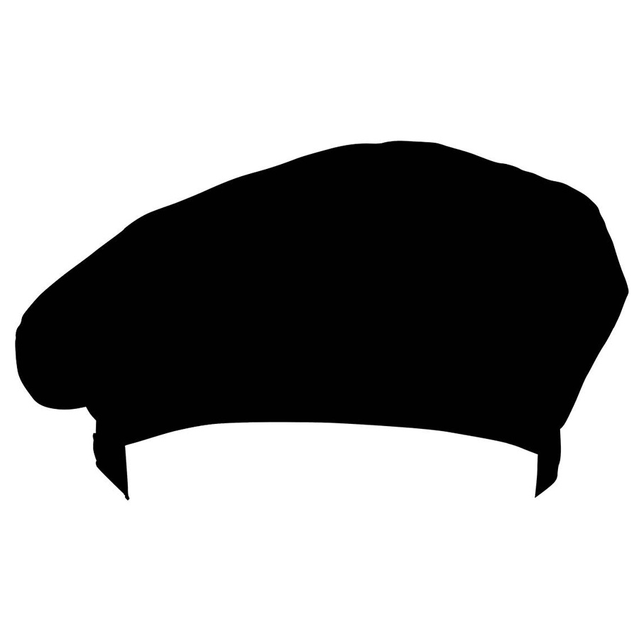ベレー帽　６０７６　００　ブラック