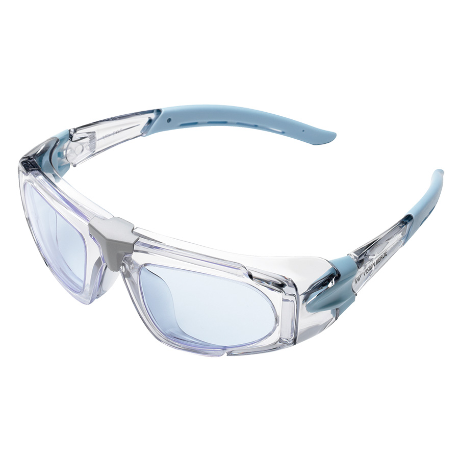 保護めがね ＶＤ－２０２ ハニカムコート ライトブルー ブルーレンズ| 保護メガネ | 【ミドリ安全】公式通販