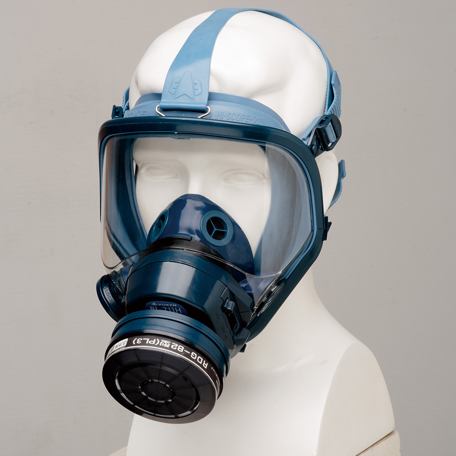 大好き 興研 電動ファン付き呼吸用保護具 BL-700HA- 03 全面マスク2個セット