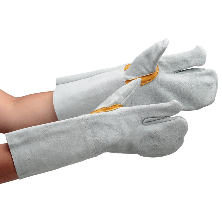 溶接革手袋 ＡＧ０３１Ｙ 溶接３本指 １０双入 | 【ミドリ安全】公式通販