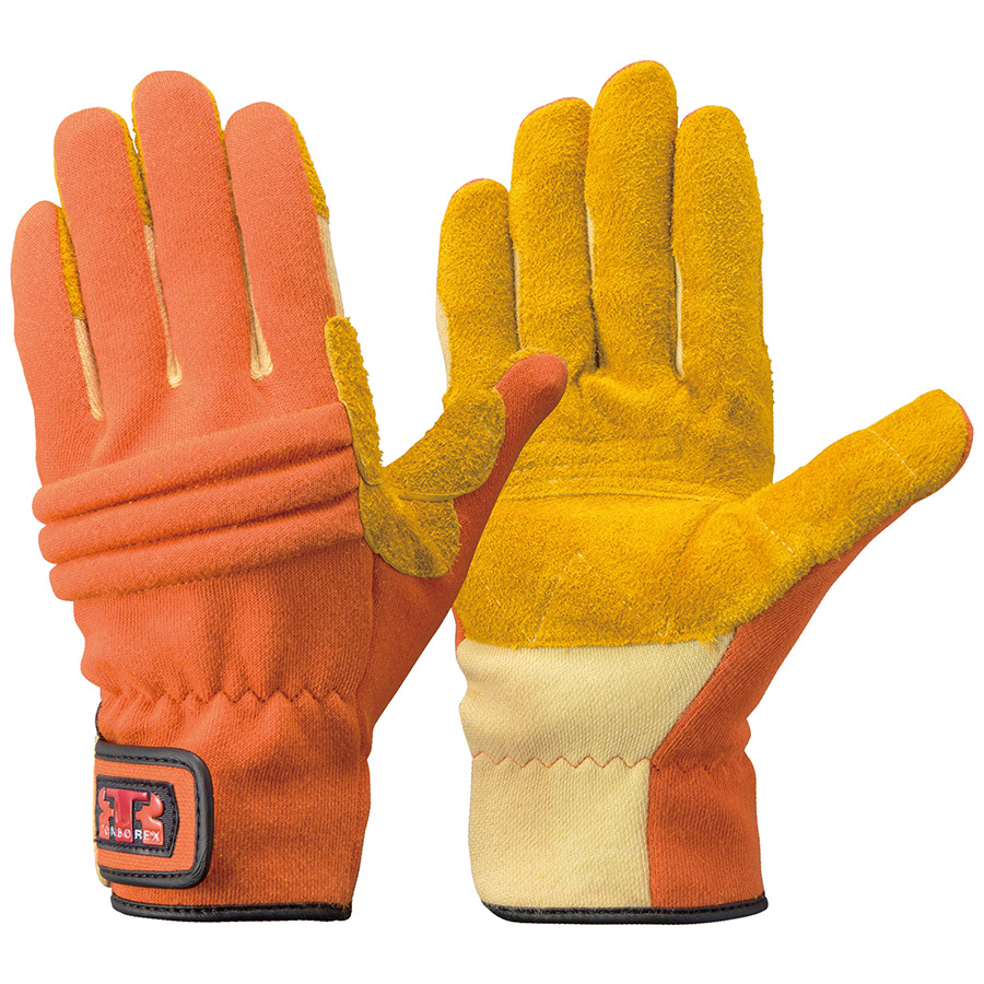 トンボレックス　ケブラー（Ｒ）繊維製手袋　Ｋ−３４６Ｒ　オレンジ　Ｍ