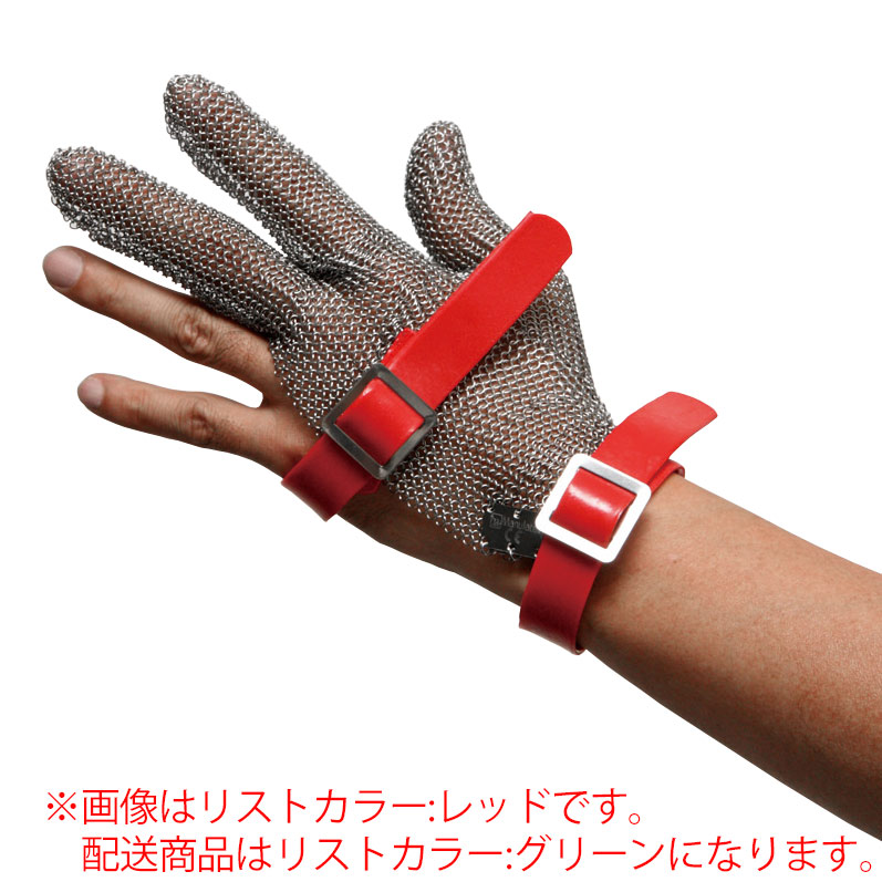 耐切創性手袋　ＭＳＴ−３３０（Ｍ）ＰＵ　ＳＳ　鎖手袋　３本指　ＰＵマグネット