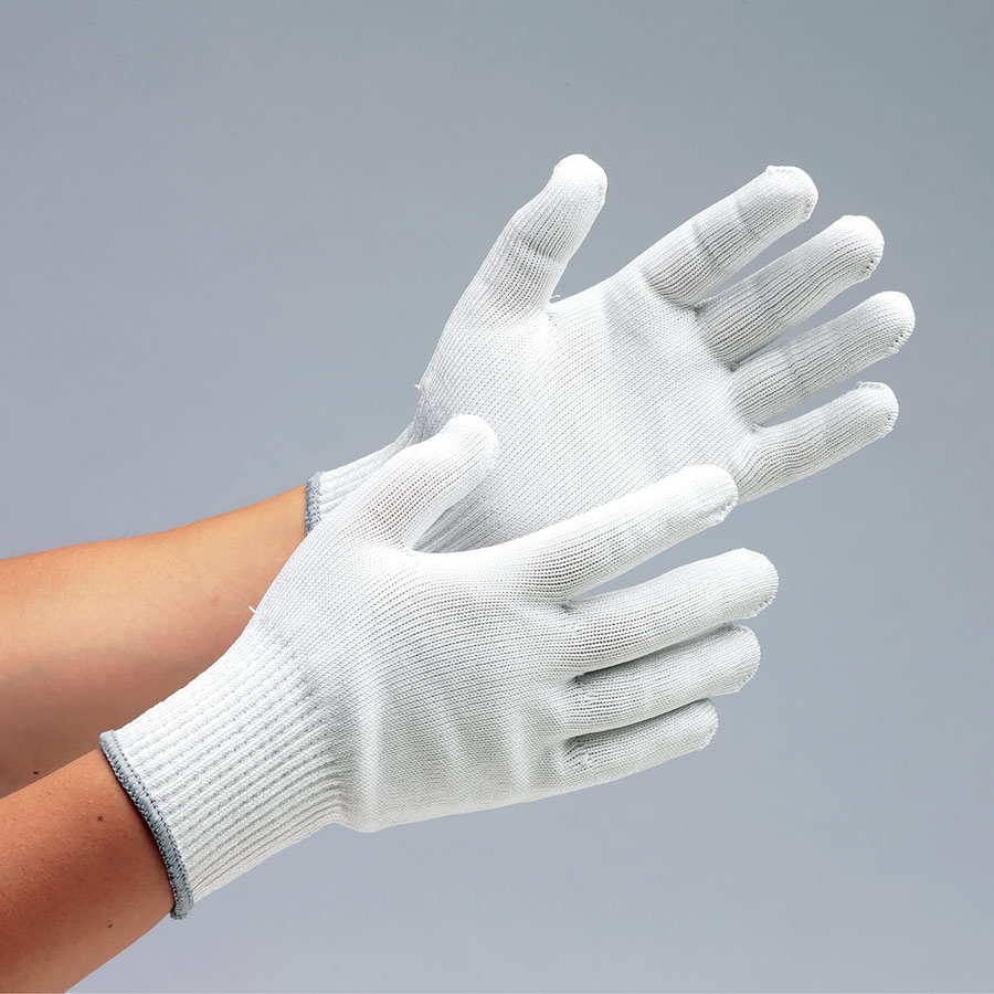 耐切創性手袋 カットガードＷ１０２ ホワイト Ｌサイズ | 【ミドリ安全 