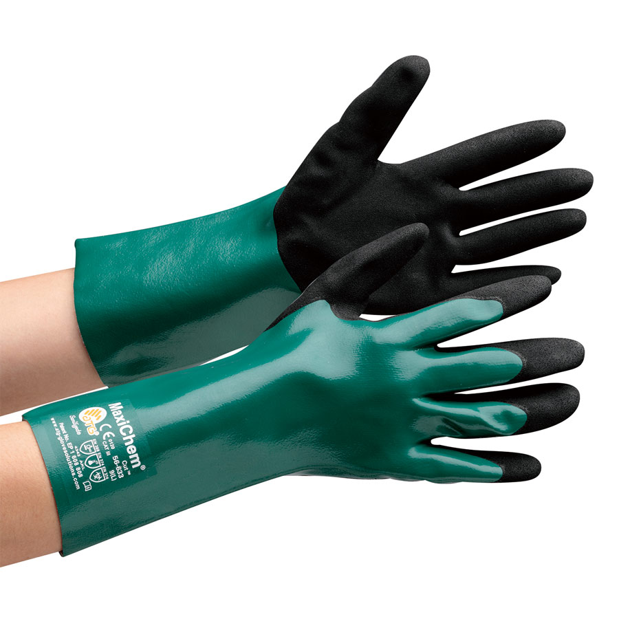ＡＴＧ 耐薬品耐切創性作業手袋 ＭａｘｉＣｈｅｍ Ｃｕｔ ５６－６３３ Ｍ | 【ミドリ安全】公式通販