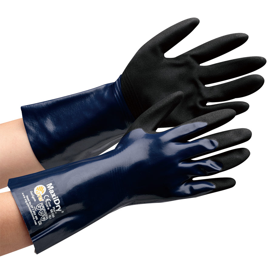 ＡＴＧ　耐油ロング作業手袋　ＭａｘｉＤｒｙ　Ｐｌｕｓ　５６−５３０　ＸＬ