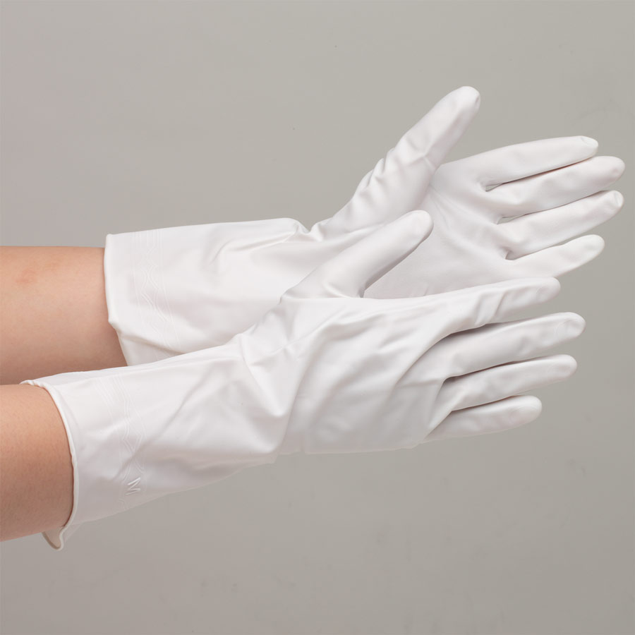 ポリ塩化ビニル製手袋 ベルテ－１１４Ｎ Ｍ １０双 | 【ミドリ安全 