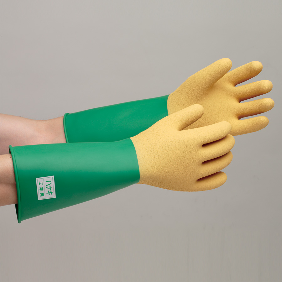 耐溶剤用手袋 工業用ゴム手袋 ｎｏ ４１６ ミドリ安全 公式通販