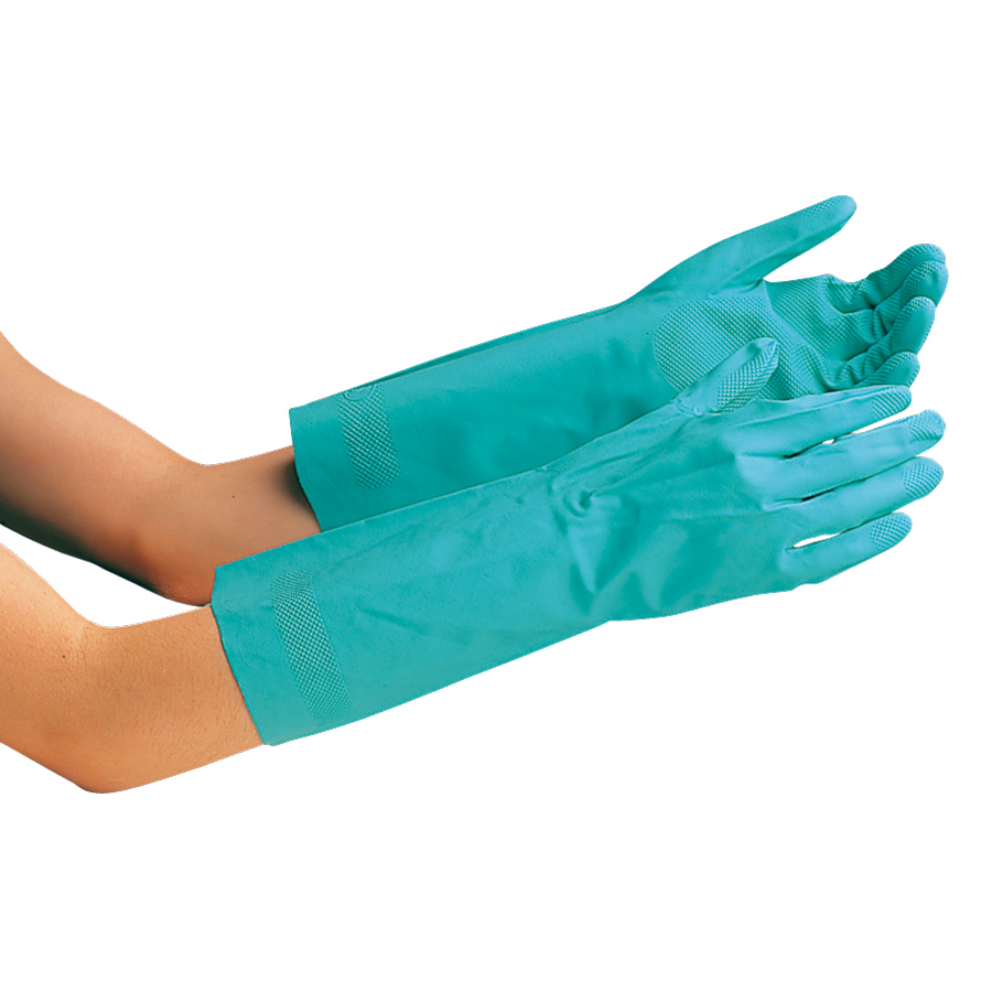 ニトリル製手袋　ＶＥＲＴＥ−２５１　グリーン　Ｌ　１０双