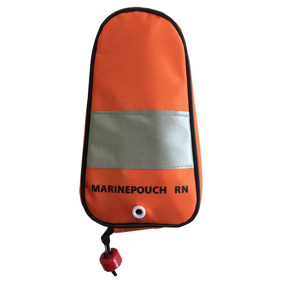 救命浮輪 マリンポーチ ＲＮ型 膨張式 縦型オレンジ | 【ミドリ安全 