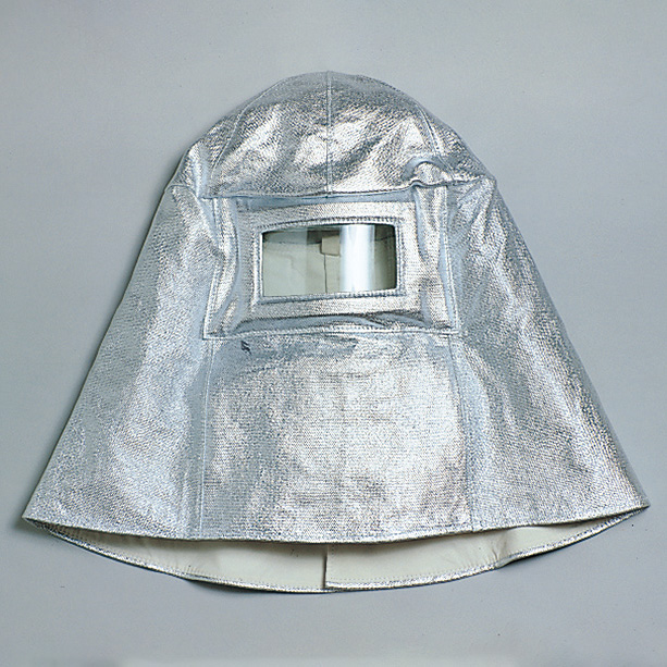ミドリ安全 耐熱保護用品 アルミ耐熱ヘルメット型頭巾-