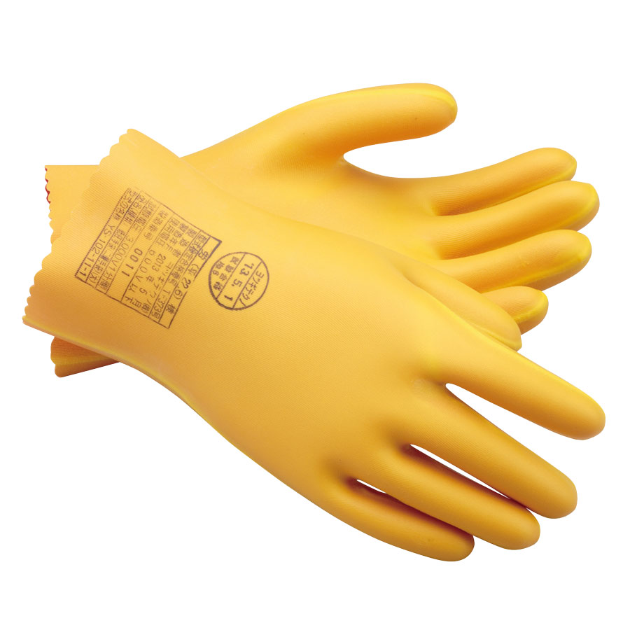 耐電ゴム手袋　低圧二層手袋　Ａタイプ　小