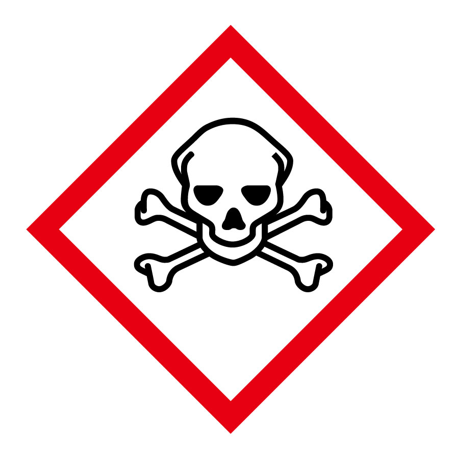 化学物質関係標識板 ｇｈｓ ６ 中 どくろ ５枚１組 ０３７２０６ ミドリ安全 公式通販