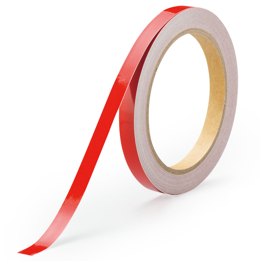驚きの価格 高輝度反射テープ 55mm幅×50m カラー:赤 各種テープ 蛍光テープ 反射テープ