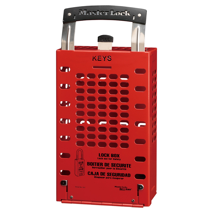 ロックアウトシステム グループロックボックス Ｎｏ．５０３ ＲＥＤ（赤） | 【ミドリ安全】公式通販