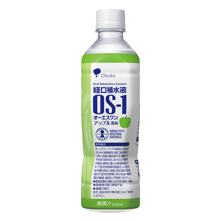 経口補水液 オーエスワン（Ｒ）ＯＳ－１ アップル風味 ５００ｍＬ ２４