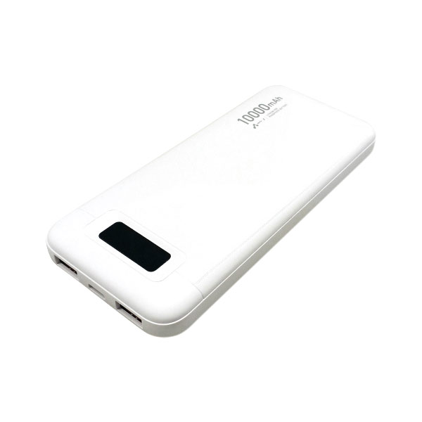 リン酸鉄モバイルバッテリー 10000mA 白 | 【ミドリ安全】公式通販