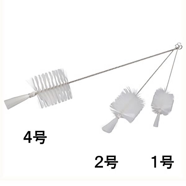 ｔｒｕｓｃｏ 理化学ブラシ 瓶洗い用 ナイロン毛 ステンレス柄１号 Tbps1n 8037 ミドリ安全 公式通販