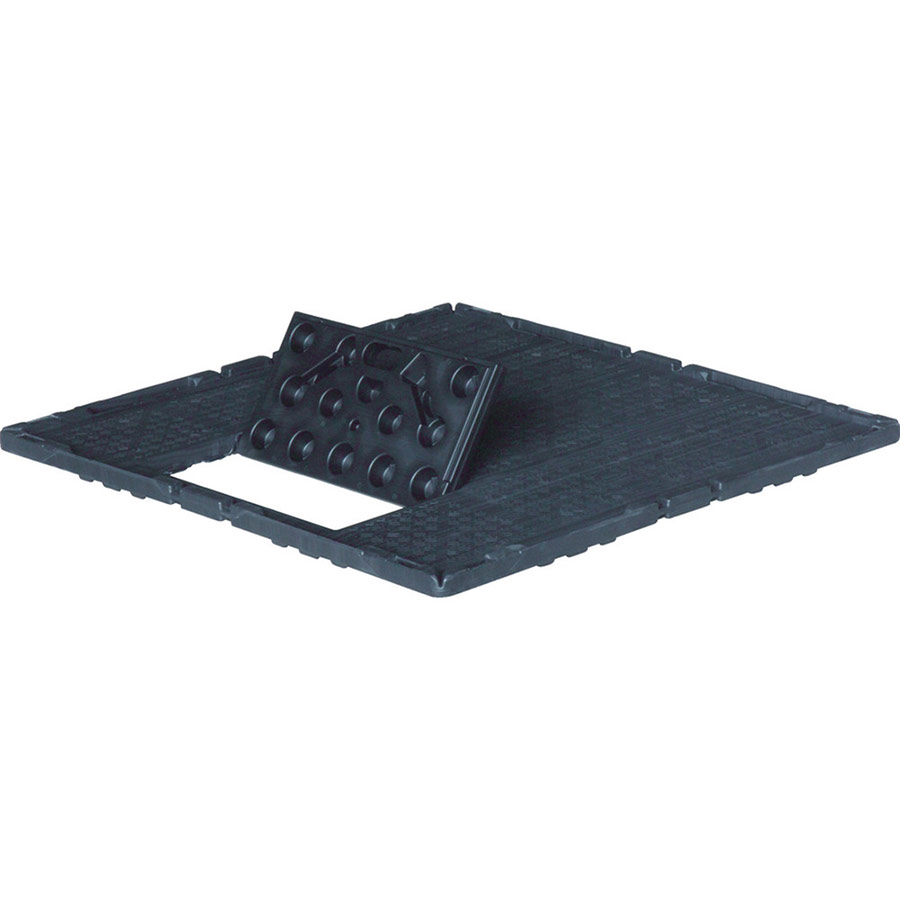 ｔｒｕｓｃｏ パレットボックス ｔｍｓｃ型コンテナ用ステージ 扉付 黒 ｔｍｓｃｓｔｄ１１ｂｋ ８０００ ミドリ安全 公式通販