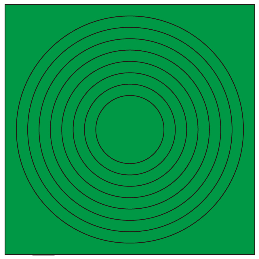 ゲージマーカー　４４６−８６　円形緑