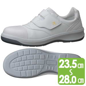 男女兼用 静電作業靴 エレパス ＮＵ４０３ ホワイト| 安全靴・作業靴 