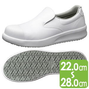 先芯入り超耐滑作業靴　ハイグリップ・ザ・フォース　ＮＨＦ−６００　ＣＡＰ　ホワイト