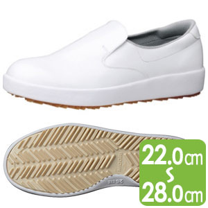 粉職場専用耐滑作業靴　コナグリップ　ＣＧ−７００　ホワイト