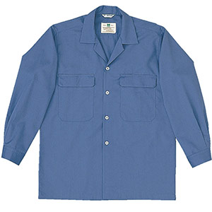 Ｅ／Ｃ　長袖シャツ　ＭＳ５１３上　ブルー