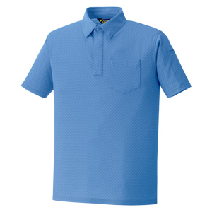 ＩＥＣ対応　男女共用半袖ポロシャツ　ＰＳＥ１３上　ブルー