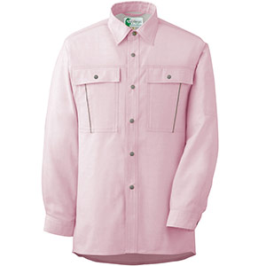 男女ペア長袖シャツ　ＲＣＳ２６０５上　ピンク