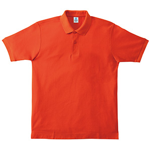 鹿の子ドライポロシャツ　ＭＳ３１１３−１３　オレンジ