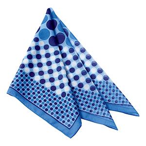スカーフ　ＢＡ９１３１−６　ブルー