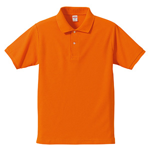 ５．３ｏｚ　ドライカノコ　ユーティリティーポロシャツ　５０５０−０１　０６４　オレンジ